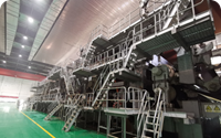 Coating whiteboard production line